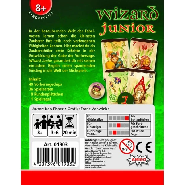 Amigo Wizard Junior, Kartenspiel – Bild 2