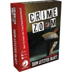Asmodee Crime Zoom Fall 1: Sein Letztes Blatt, Kartenspiel