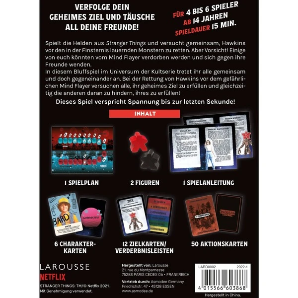 Asmodee Stranger Things: Rettet Hawkins, Brettspiel – Bild 4