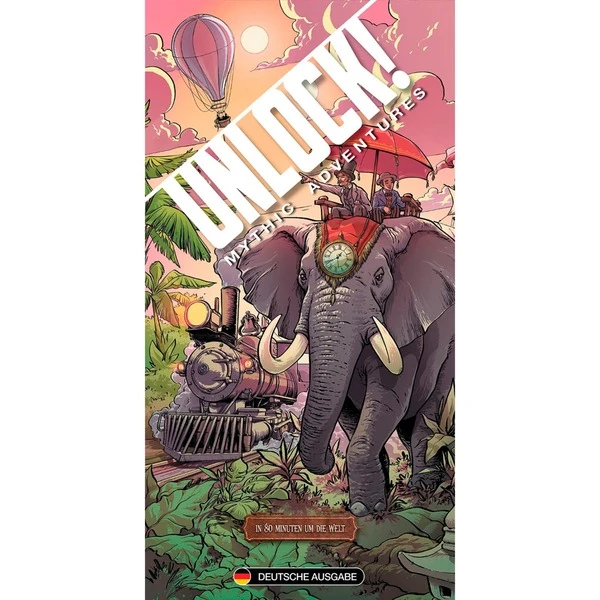 Asmodee Unlock! In 80 Minuten Um Die Welt, Kartenspiel – Bild 3