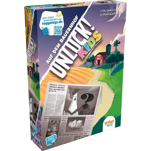 Asmodee Unlock! Kids - Auf Dem Bauernhof, Kartenspiel