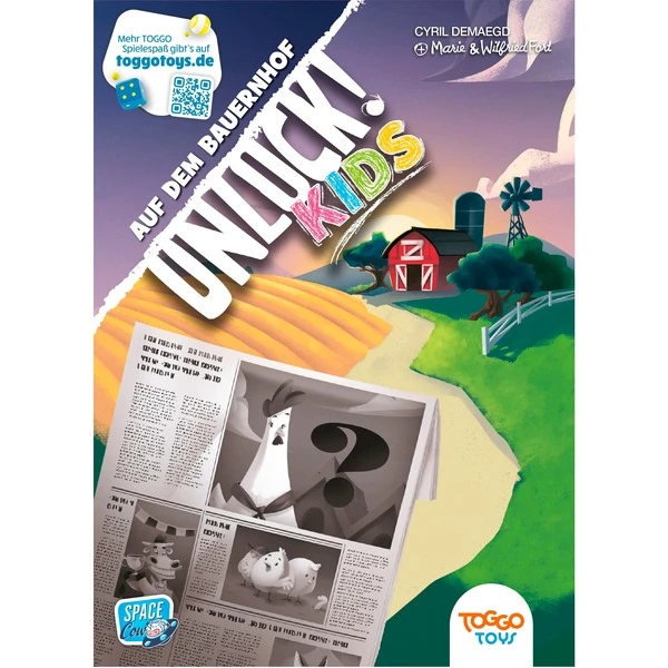 Asmodee Unlock! Kids - Auf Dem Bauernhof, Kartenspiel – Bild 3