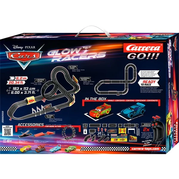 Carrera GO!!! Disney·Pixar Cars - Glow Racers, Rennbahn – Bild 8