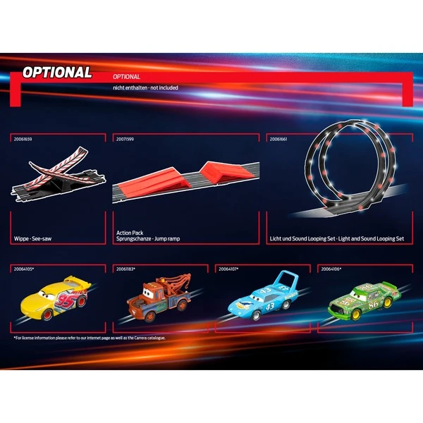 Carrera GO!!! Disney·Pixar Cars - Glow Racers, Rennbahn – Bild 9