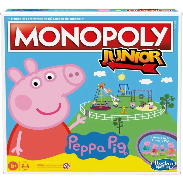 Hasbro Monopoly Junior: Peppa Wutz, Brettspiel – Bild 4