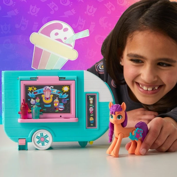 Hasbro My Little Pony Sunny Starscout Smoothie Truck, Spielfahrzeug – Bild 6