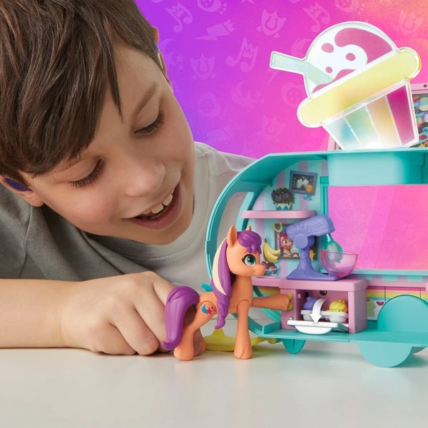 Hasbro My Little Pony Sunny Starscout Smoothie Truck, Spielfahrzeug – Bild 8