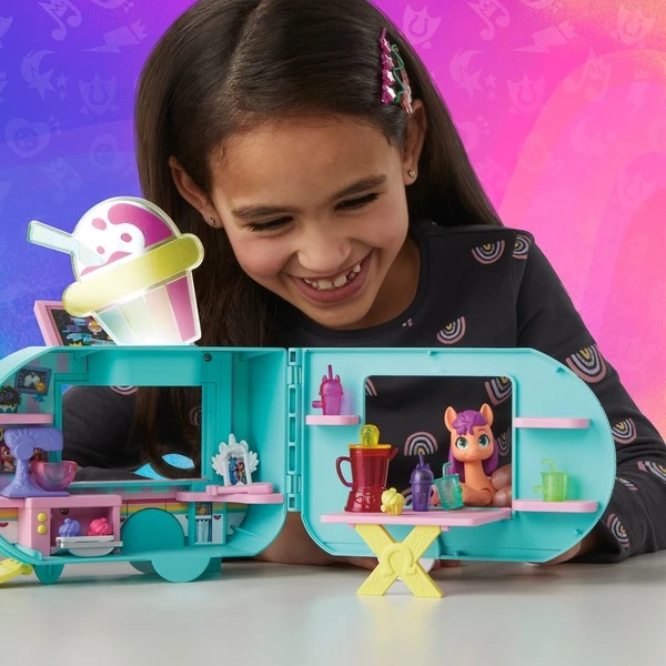 Hasbro My Little Pony Sunny Starscout Smoothie Truck, Spielfahrzeug – Bild 9
