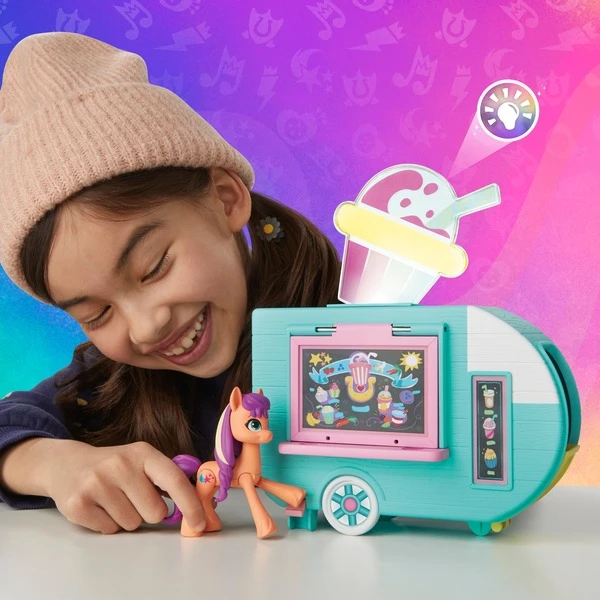 Hasbro My Little Pony Sunny Starscout Smoothie Truck, Spielfahrzeug – Bild 10