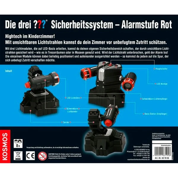KOSMOS Die Drei ??? Sicherheitssystem , Detektiv-Sets – Bild 2