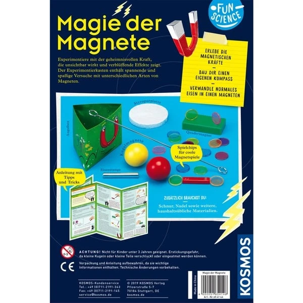 KOSMOS Fun Science Magie Der Magnete, Experimentierkasten – Bild 2