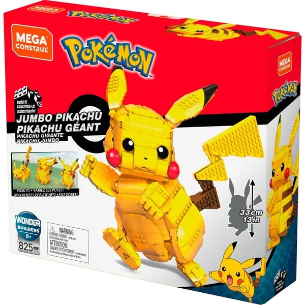 MEGA Pokémon Jumbo Pikachu, Konstruktionsspielzeug – Bild 9