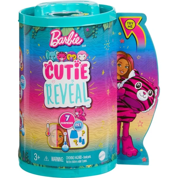 Mattel Barbie Cutie Reveal Chelsea Jungle Series - Tiger, Puppe – Bild 9