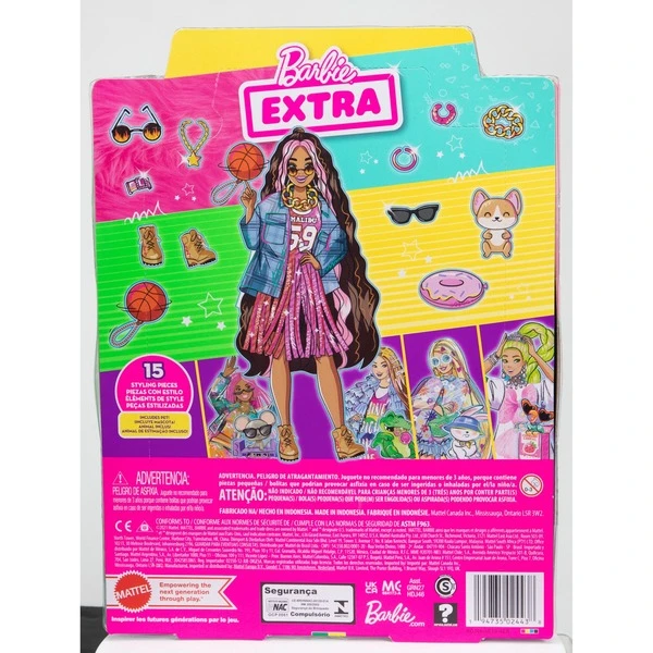 Mattel Barbie Extra Puppe Basketball-Look – Bild 9