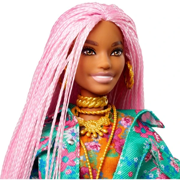 Mattel Barbie Extra Puppe Mit Pinken Flechtzöpfen – Bild 3