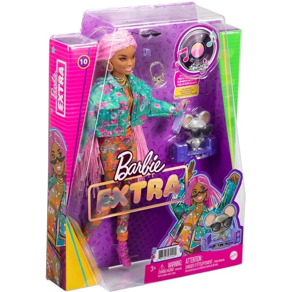 Mattel Barbie Extra Puppe Mit Pinken Flechtzöpfen – Bild 6