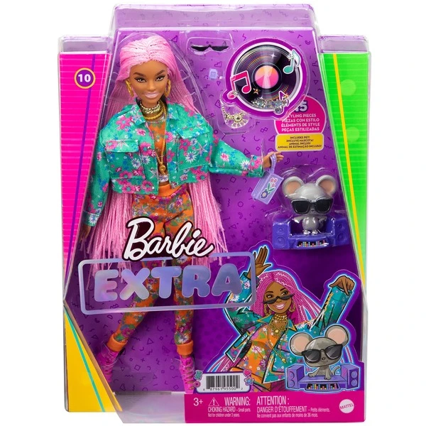 Mattel Barbie Extra Puppe Mit Pinken Flechtzöpfen – Bild 7
