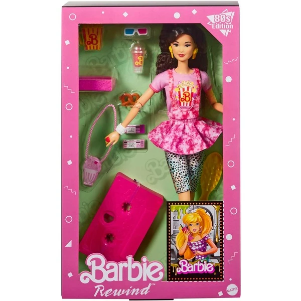 Mattel Barbie Rewind 80er Retro-Serie - Filmabend-Puppe – Bild 2