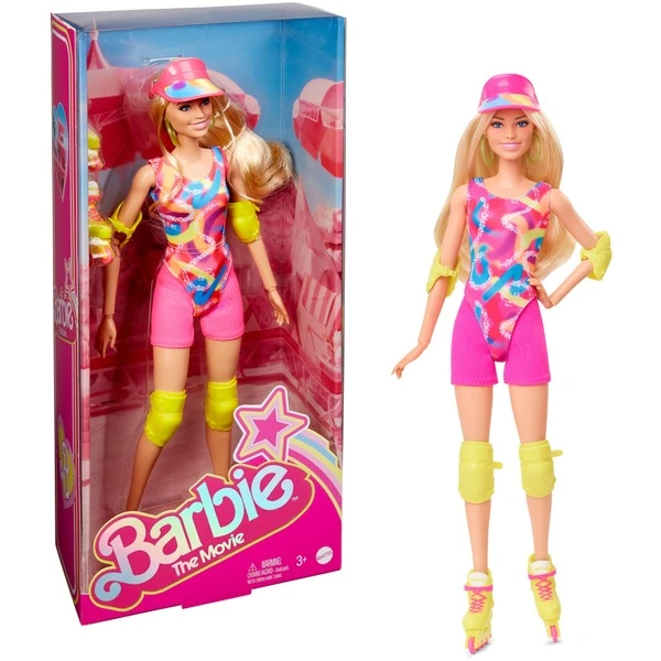 Mattel Barbie The Movie - Margot Robbie Als Barbie: Inlineskating-Sammelpuppe