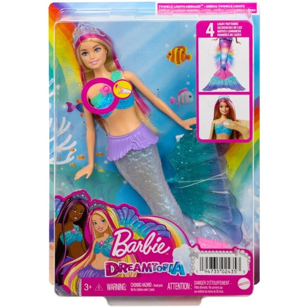 Mattel Barbie Zauberlicht Meerjungfrau Malibu Puppe – Bild 6