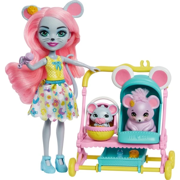 Mattel Enchantimals City Tails - Mausbuggy Puppe Und Zubehör, Spielfigur