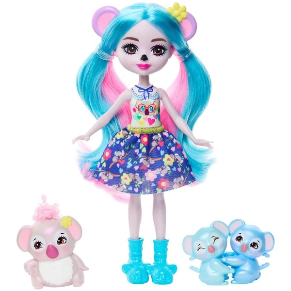 Mattel Enchantimals Karalee Koala Familie, Puppe