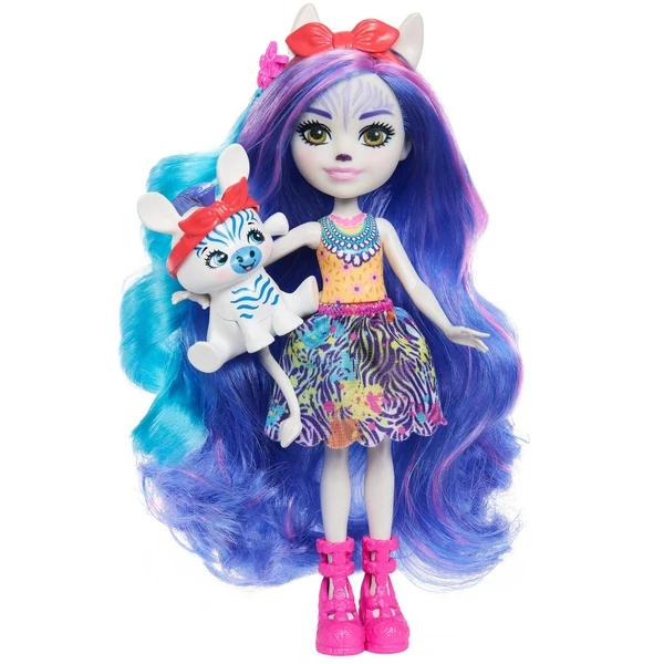 Mattel Enchantimals Zebra Deluxe, Puppe – Bild 2