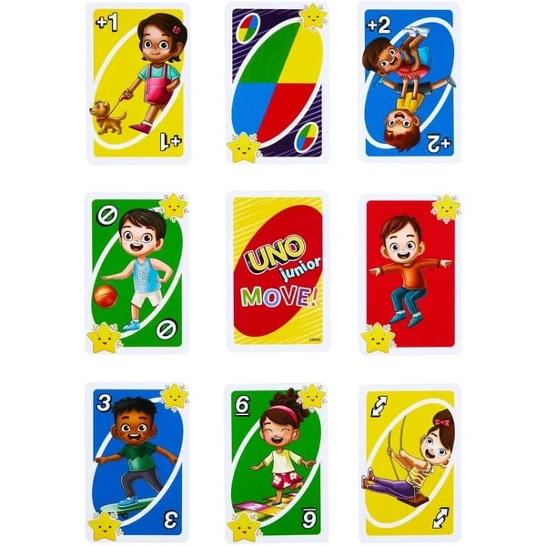 Mattel Games UNO Junior Move, Kartenspiel – Bild 2