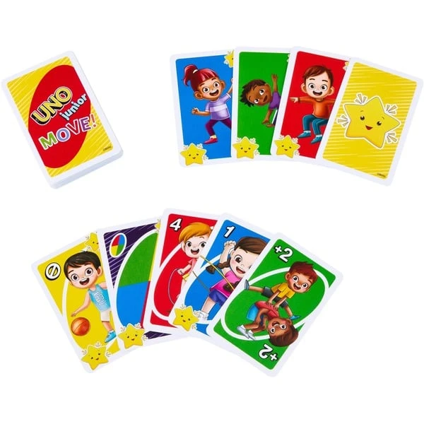 Mattel Games UNO Junior Move, Kartenspiel – Bild 5