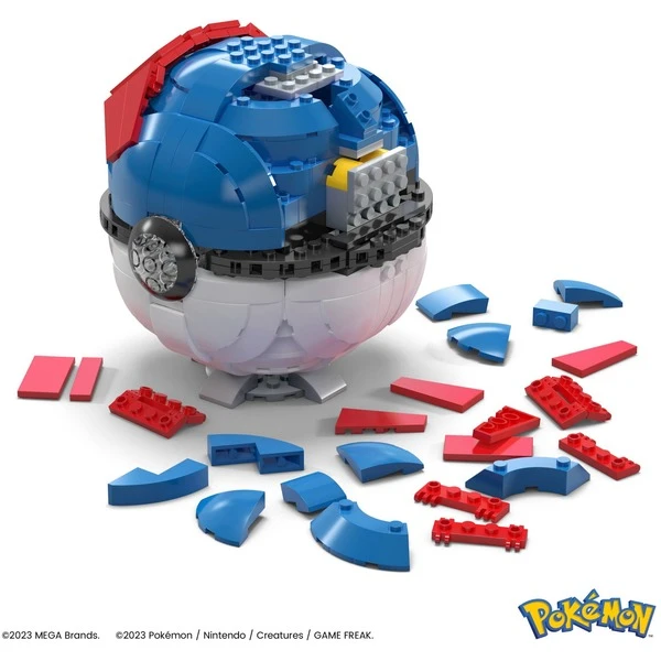 Mattel MEGA Pokémon Jumbo Superball, Konstruktionsspielzeug – Bild 3