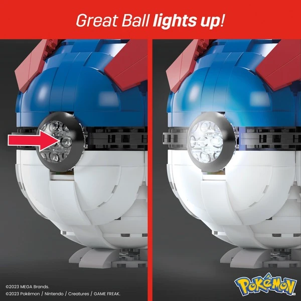 Mattel MEGA Pokémon Jumbo Superball, Konstruktionsspielzeug – Bild 6