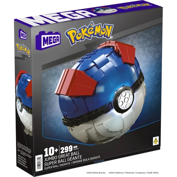 Mattel MEGA Pokémon Jumbo Superball, Konstruktionsspielzeug – Bild 7