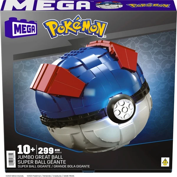 Mattel MEGA Pokémon Jumbo Superball, Konstruktionsspielzeug – Bild 8