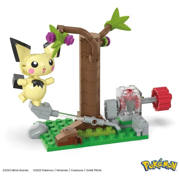 Mattel MEGA Pokémon Pichus Wald-Futtersuche, Konstruktionsspielzeug – Bild 2