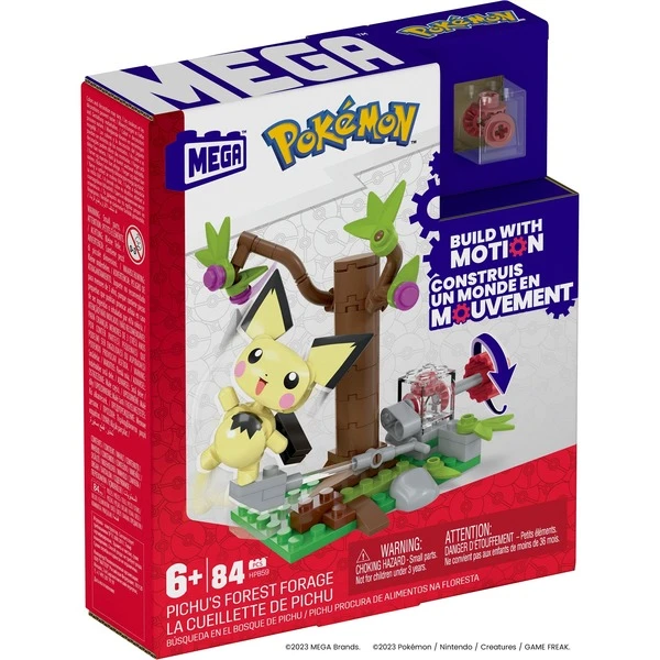 Mattel MEGA Pokémon Pichus Wald-Futtersuche, Konstruktionsspielzeug – Bild 7
