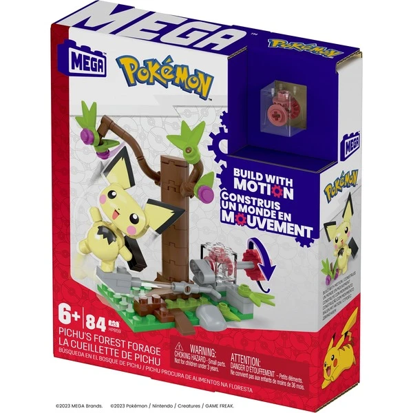 Mattel MEGA Pokémon Pichus Wald-Futtersuche, Konstruktionsspielzeug – Bild 9