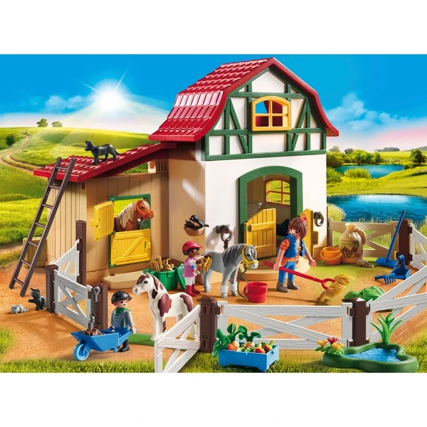 PLAYMOBIL 6927 Country Ponyhof, Konstruktionsspielzeug – Bild 3