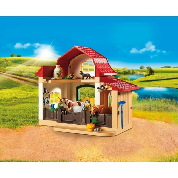 PLAYMOBIL 6927 Country Ponyhof, Konstruktionsspielzeug – Bild 5