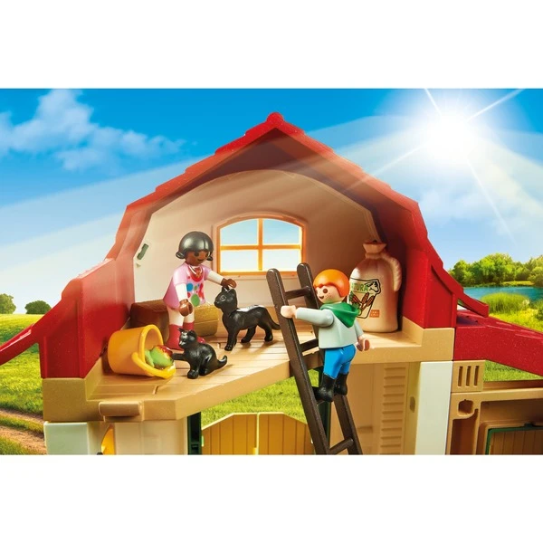 PLAYMOBIL 6927 Country Ponyhof, Konstruktionsspielzeug – Bild 6