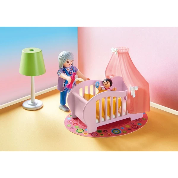 PLAYMOBIL 70210 Dollhouse Babyzimmer, Konstruktionsspielzeug – Bild 5