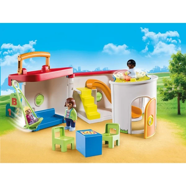 PLAYMOBIL 70399 1.2.3 Mein Mitnehm-Kindergarten, Konstruktionsspielzeug – Bild 6