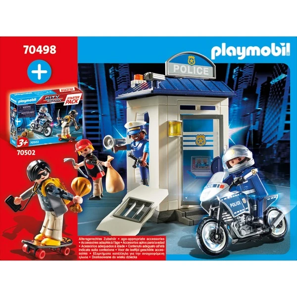 PLAYMOBIL 70498 City Action Starter Pack Polizei, Konstruktionsspielzeug – Bild 2