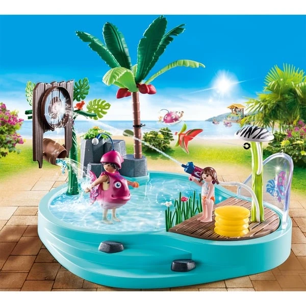 PLAYMOBIL 70610 Family Fun Spaßbecken Mit Wasserspritze, Konstruktionsspielzeug – Bild 3
