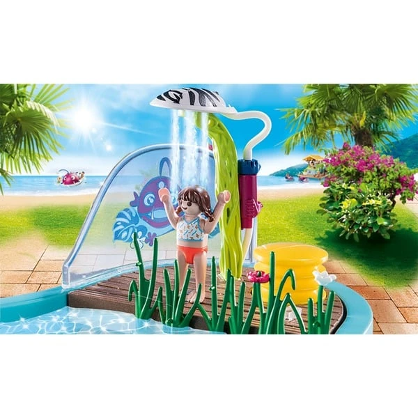 PLAYMOBIL 70610 Family Fun Spaßbecken Mit Wasserspritze, Konstruktionsspielzeug – Bild 5