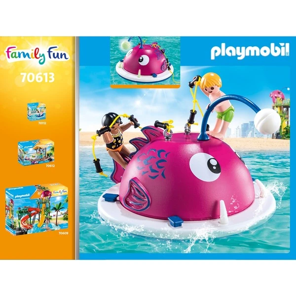 PLAYMOBIL 70613 Family Fun Kletter-Schwimminsel, Konstruktionsspielzeug – Bild 2