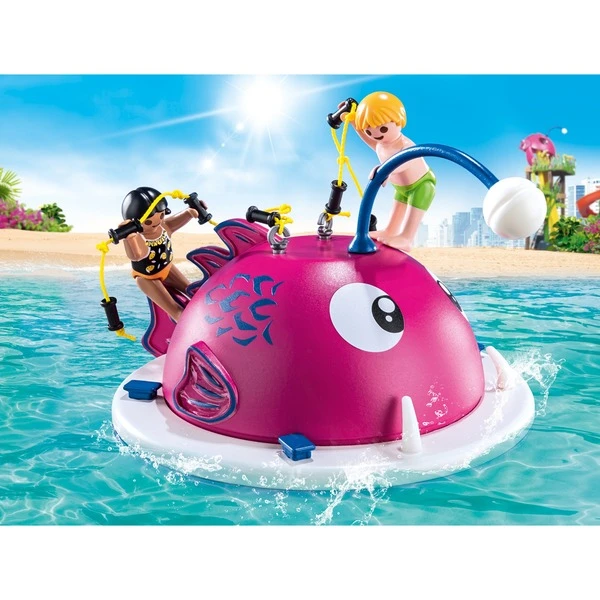 PLAYMOBIL 70613 Family Fun Kletter-Schwimminsel, Konstruktionsspielzeug – Bild 5
