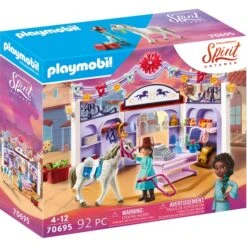 PLAYMOBIL 70695 Spirit Miradero Reitladen, Konstruktionsspielzeug