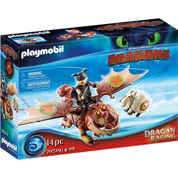 PLAYMOBIL 70729 Dragon Racing: Fischbein Und Fleischklops, Konstruktionsspielzeug