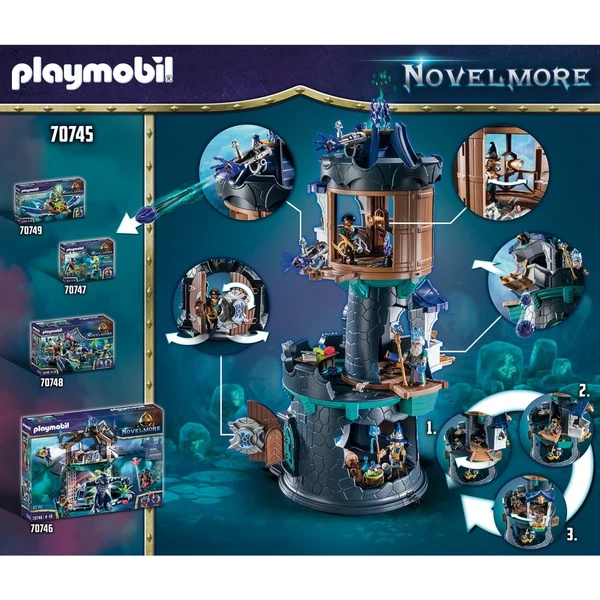 PLAYMOBIL 70745 Novelmore Violet Vale - Zaubererturm, Konstruktionsspielzeug – Bild 2