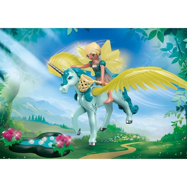 PLAYMOBIL 70809 Ayuma Crystal Fairy Mit Einhorn, Konstruktionsspielzeug – Bild 2